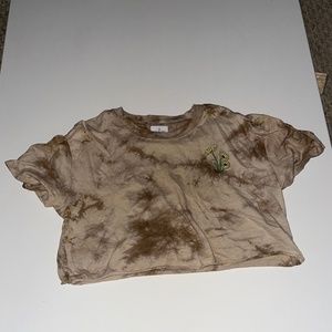 tie dye  crop top